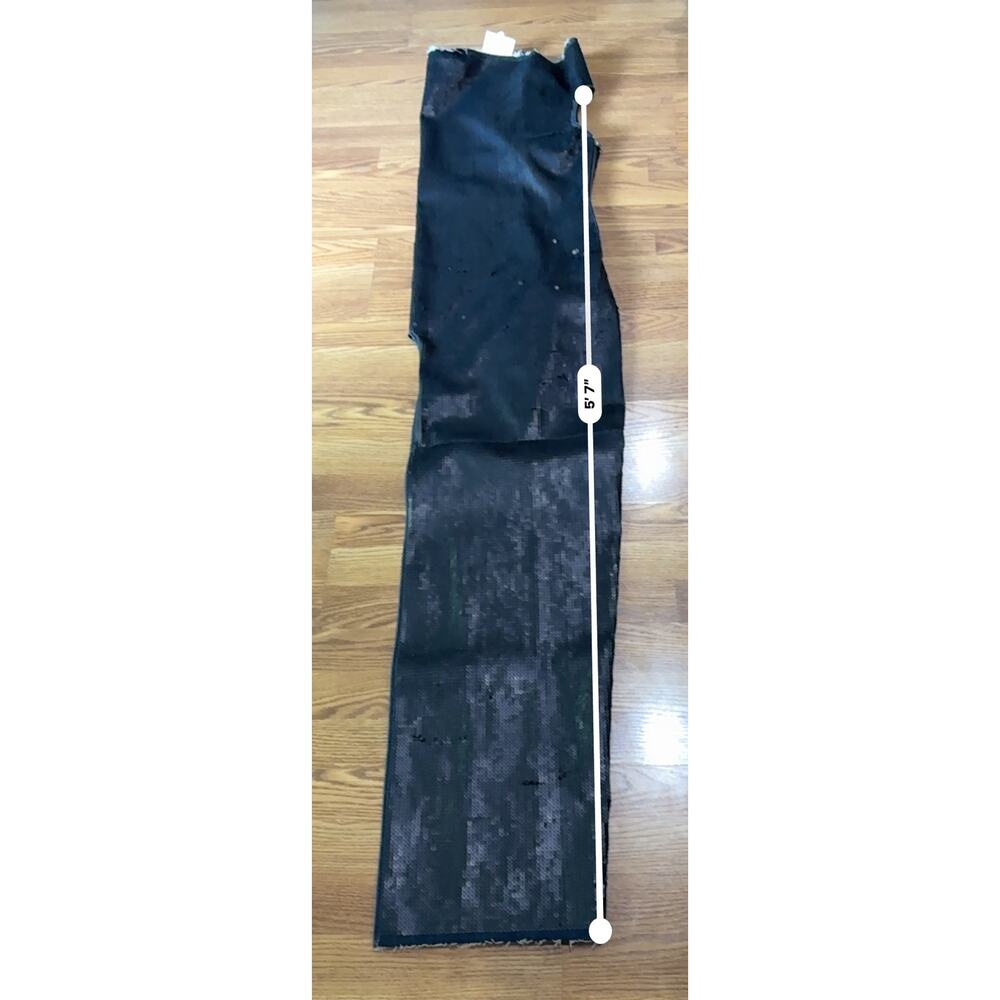 Rick Owens Athena Sequin Maxi Dress Asymmetric Neck Blue Black size 42 - Picture 8 of 16
